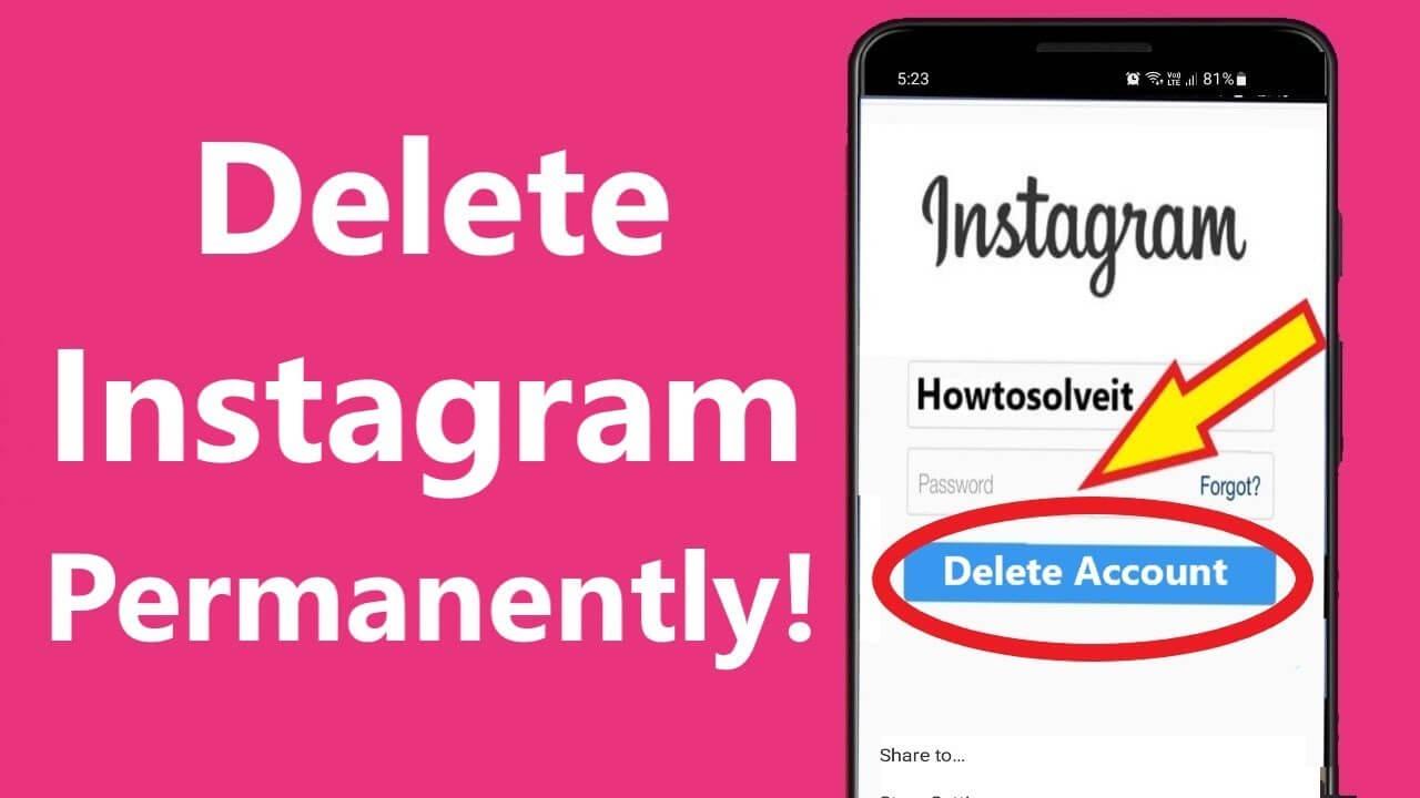 How to Delete Instagram Account on iPhone Permanently (Easy Way 2022)