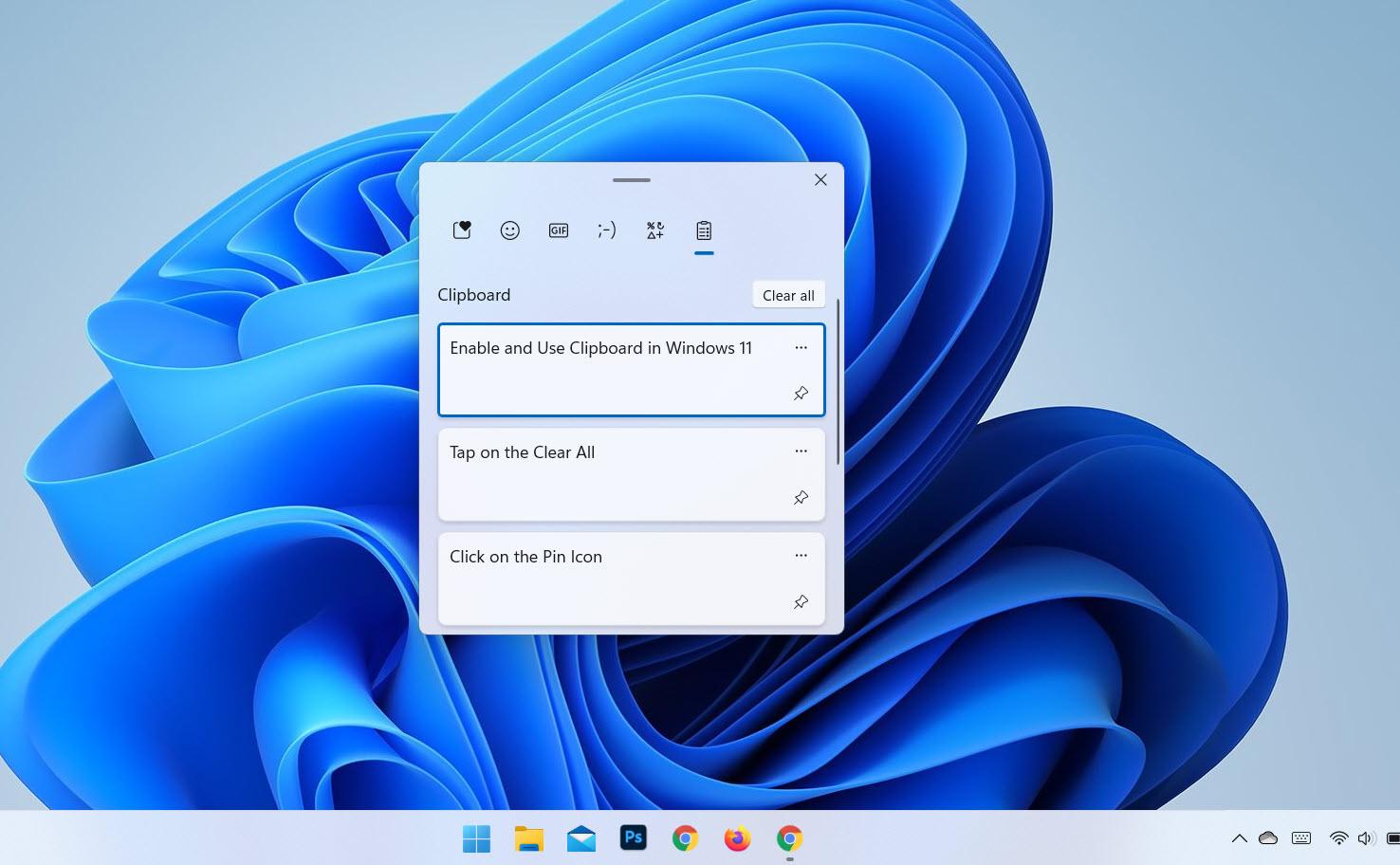 How to Enable and Use Clipboard in Windows 11?