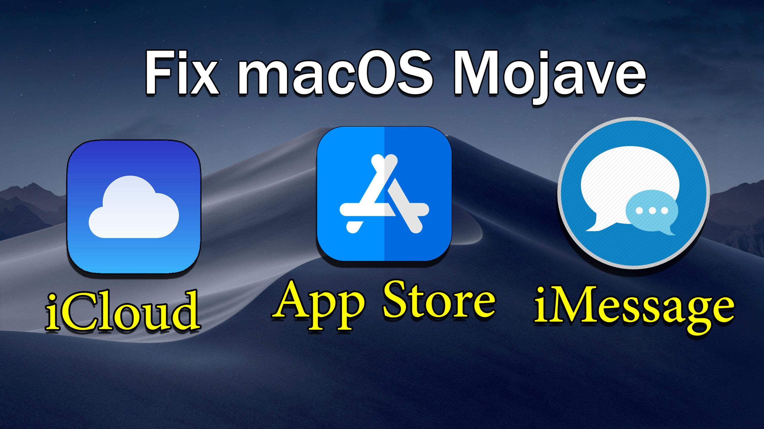 How to Fix macOS Mojave iMessage, iCloud, App Store on VMware