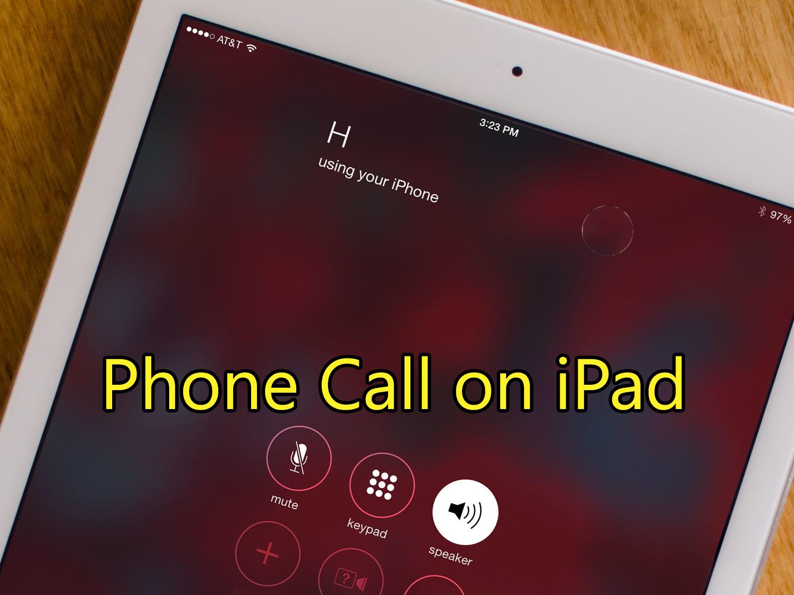 How to Make and Receive Phone Call on iPad or iPod Touch